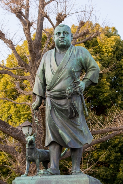 上野公園の西郷隆盛像